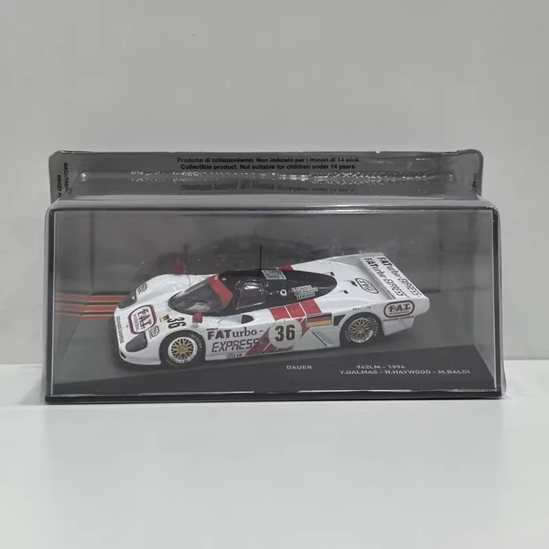 

IXO 1/43 962LM DAUER 1994 24H №36 Гоночная модель автомобиля из сплава, статическая коллекционная модель, украшение, праздничный подарок, игрушка, сувенир