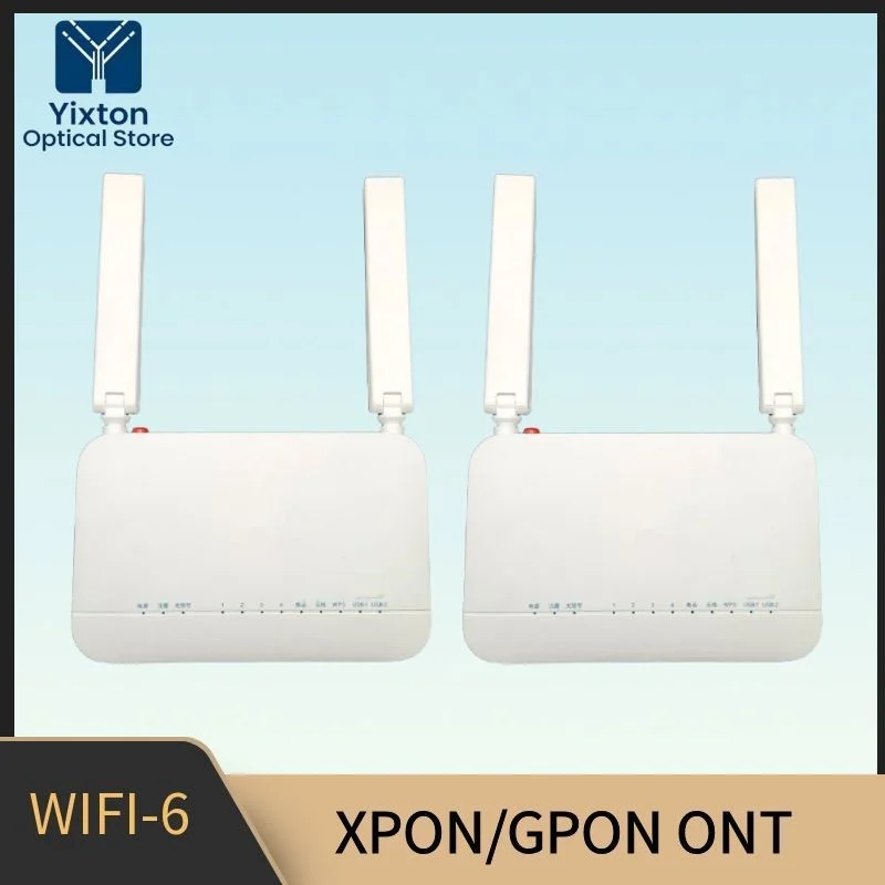 ONT WIFI6 XPON GPON F6610M com Firmware em Inglês, ONU Dual Band WIFI 6, 4GE+2.4G/5G+TEL+USB+WIFI6, Modem de Fibra Xpon com 4 Portas LAN