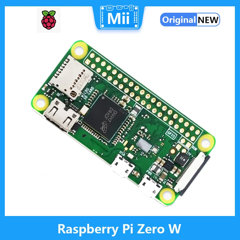 Raspberry Pi Zero/ W/ 2W/ WH беспроводная Wi-Fi Bluetooth компьютерная плата с процессором 1 ГГц 512 Мб ОЗУ Гибкий цифровой интерфейс