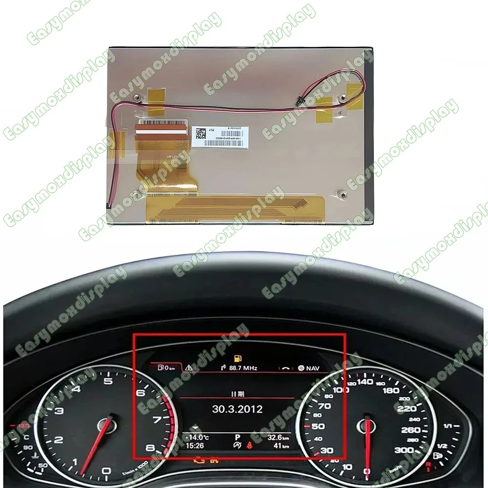 7" TFT LCD Display Inner Screen for 2010-2012 Audi A6 C7 A7 4G Instrument Cluster Replacement view 2