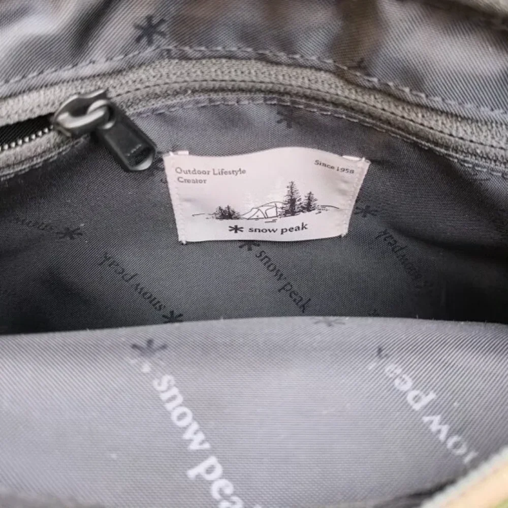 Snow Peak, bolsa de pecho para actividades al aire libre, bolsa de cintura, multifuncional, ligera, resistente al agua, ideal para senderismo y viajes, modelo unisex.