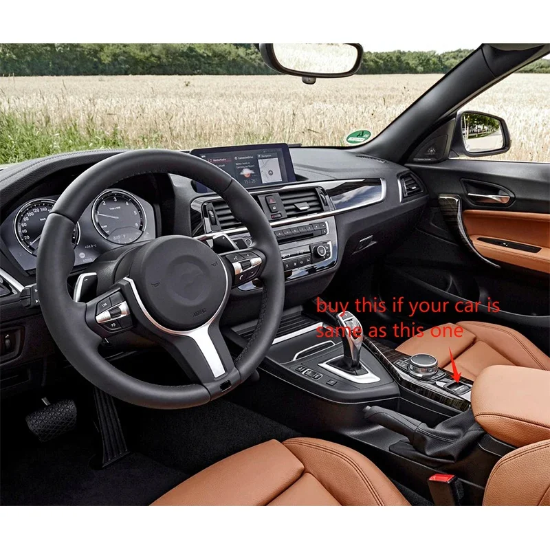 Add on Style Real Carbon Fiber Interior Trim Covers for BMW 2 Series F23 2Door Convertible 2018 2019 Left Hand Drive Only 3PCS