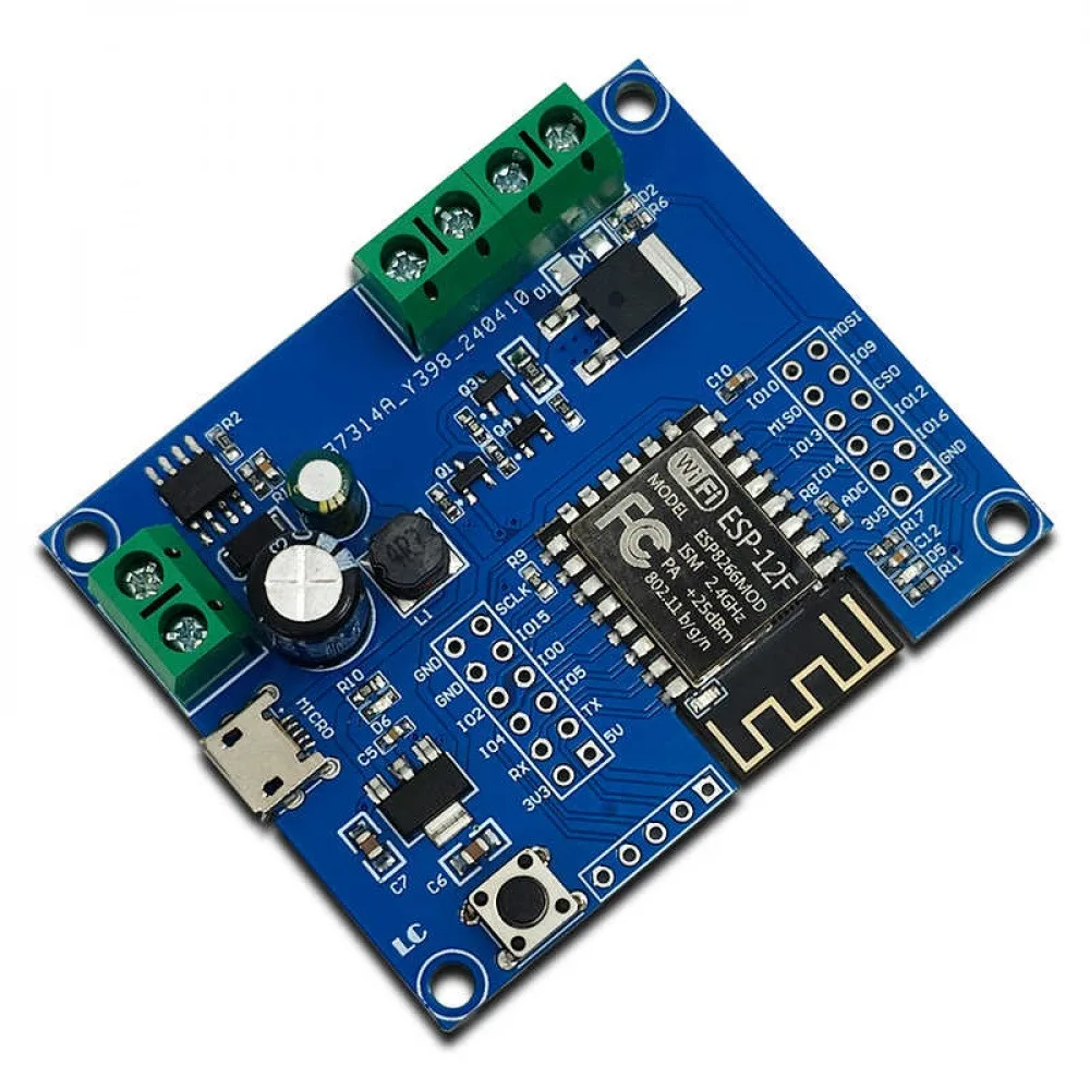 ESP12F WiFi Relay Board DC 5-80V 1 Way Relay Module Onboard ESP-12F Module 32Mbit SPI Flash Development Board