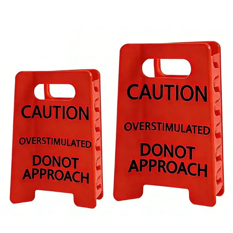 

5asd Заколка для волос из 2 частей, дизайн с предупреждением о чрезмерной стимуляции, безопасный легкий набор когтей для волос