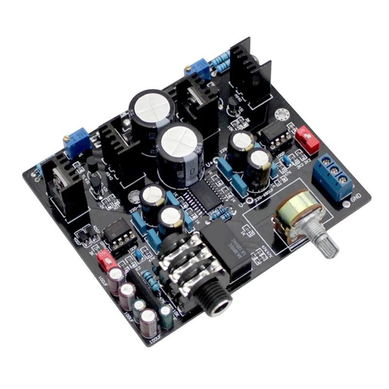 

NEW-TPA6120A Headphone Amplifier Board NE5534 For 32-600 Ohm Speakers With Headphone Protection