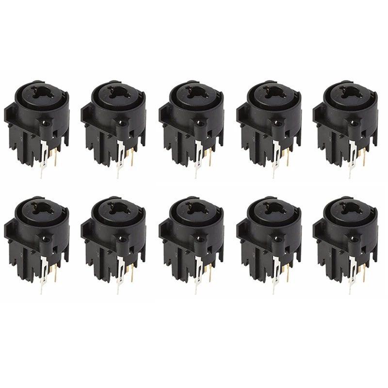 XLR-11 Socket XLR Audio Socket Amplifier Socket Female Parts Audio Balance Combination Socket-A86Z