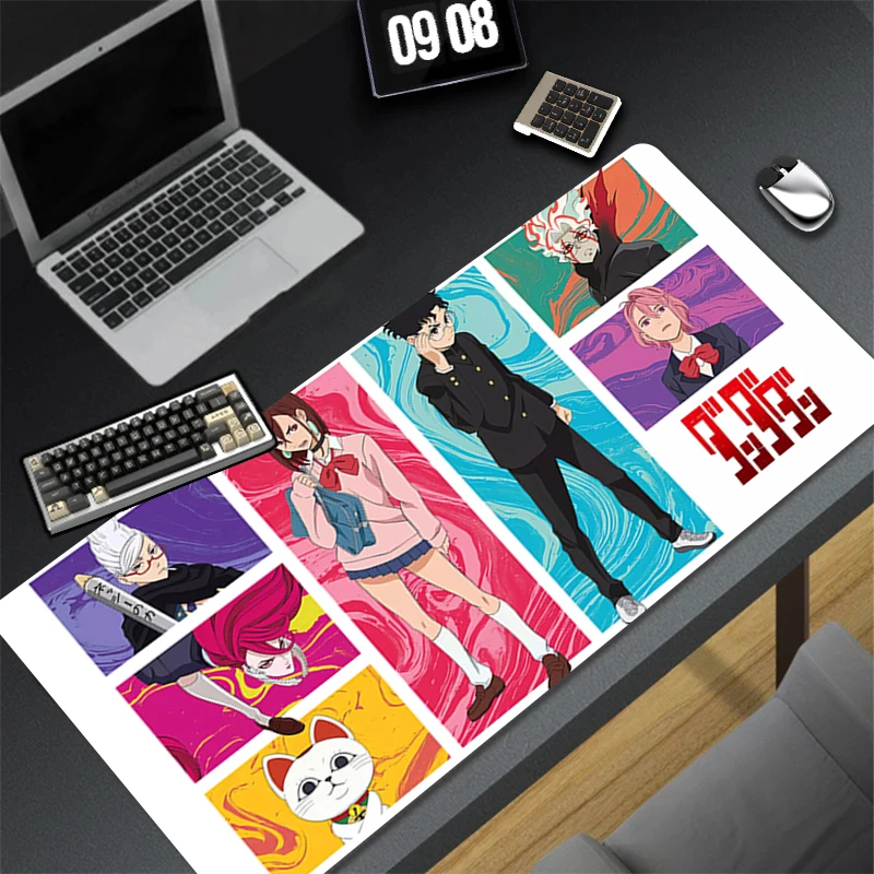 

Mousepad Rubber Mouse Pad Dandadan Gaming Accessories PC Gamer Cabinet Carpets Office Computer Portable Desk Mat Keyboard Pads