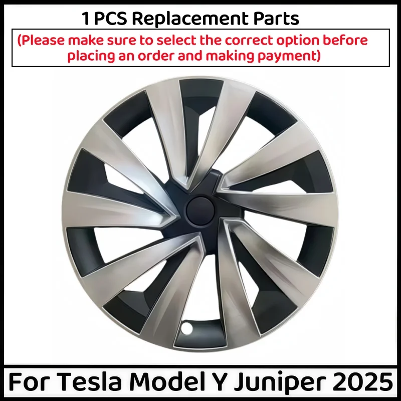 

4PCS Wheel Cover for Tesla Model Y Juniper 19 Inch 2025 Car Replacement Wheel Cover Automobile Hub Cap Full Rim Car Accessories