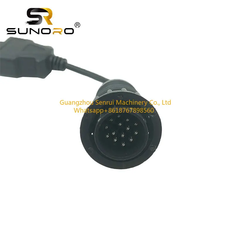 cable-de-diagnostic-robuste-a-14-broches-et-16-broches-–-remplacement-oem-pour-scanner-d'excavatrice-et-de-camion