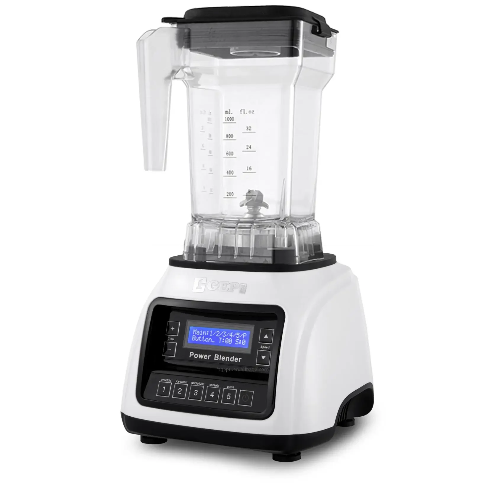 Programmable Multi-purpose Commercial Smoothie Machine 1800W Powerful Licuadora Industrial Blender