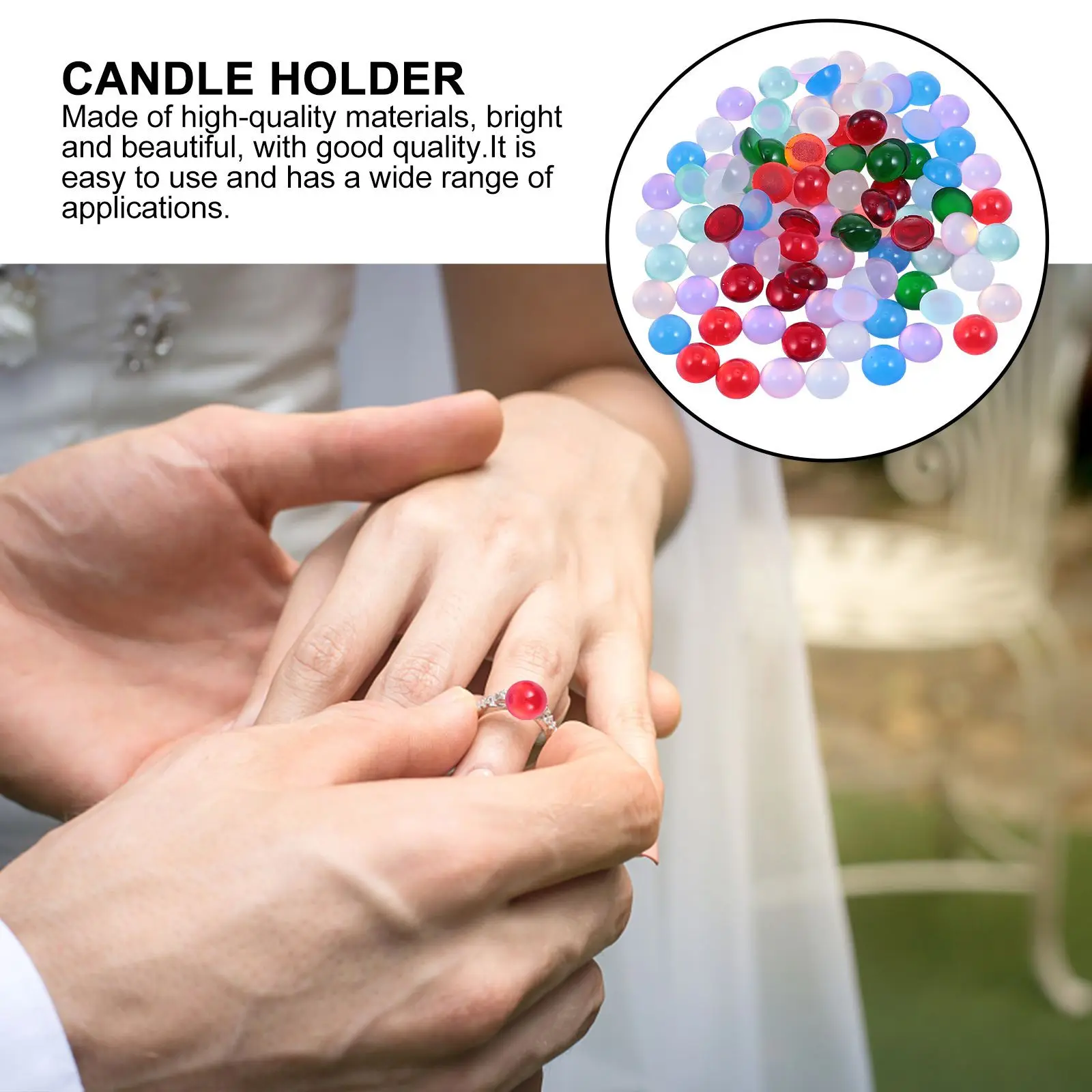 100pcs Inlay Opal Ring Surface Materials Bright Creative Resin Beads For Diy Jewelry Making Handmade Craft Accessories