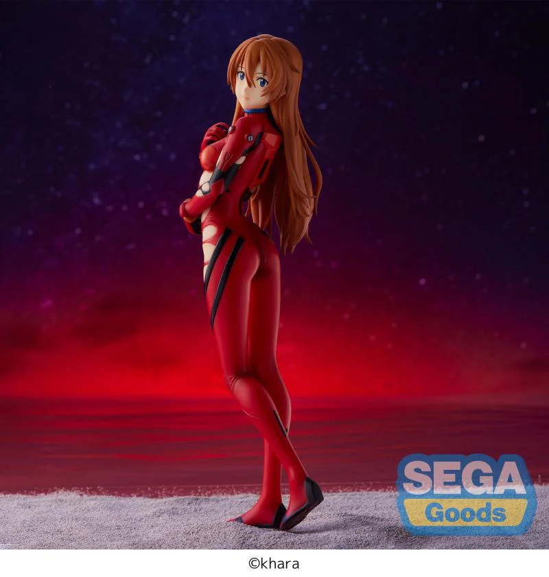 21cm Original Brand New With Box Sega Spm Evangelion Eva Asuka Langley Soryu Anime Figure Action Figure Tabletop Model Toy Gift