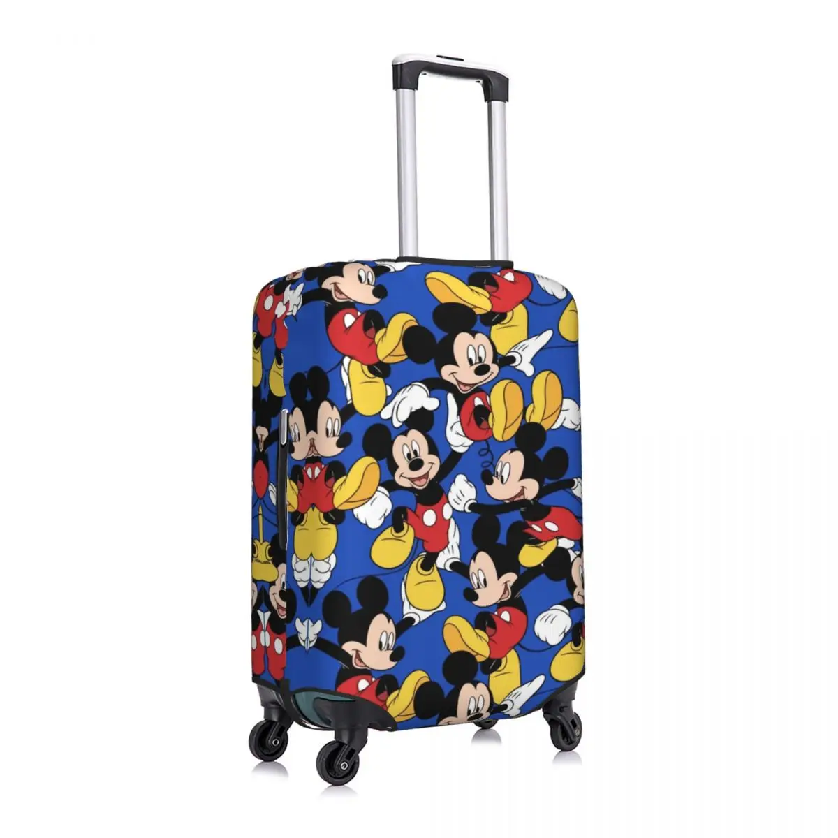 Custom Mickey Mouse Luggage Cover Protector Fashion Travel Suitcase Covers for 18-32 Inch