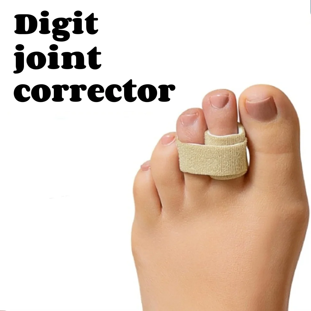 2pcs/bag Digit Joint Corrector Digit Fracture Correction Strap Child Toe Separation Corrector Claw Hammer Toe Overlapping