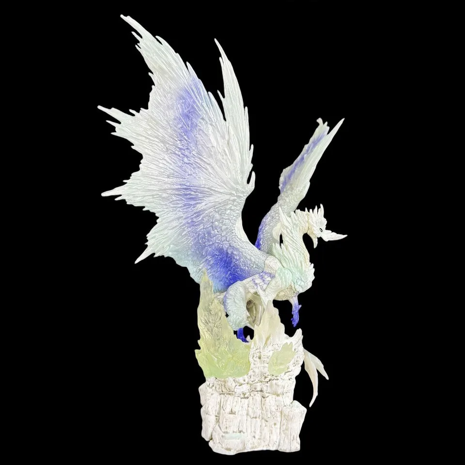 Jeu chaud le chasseur de monstres glacé Velkhana Jin-Ouga Kushala Daora Gore Magala Brachydios Dragon Pvc Statue Figure modèle jouets