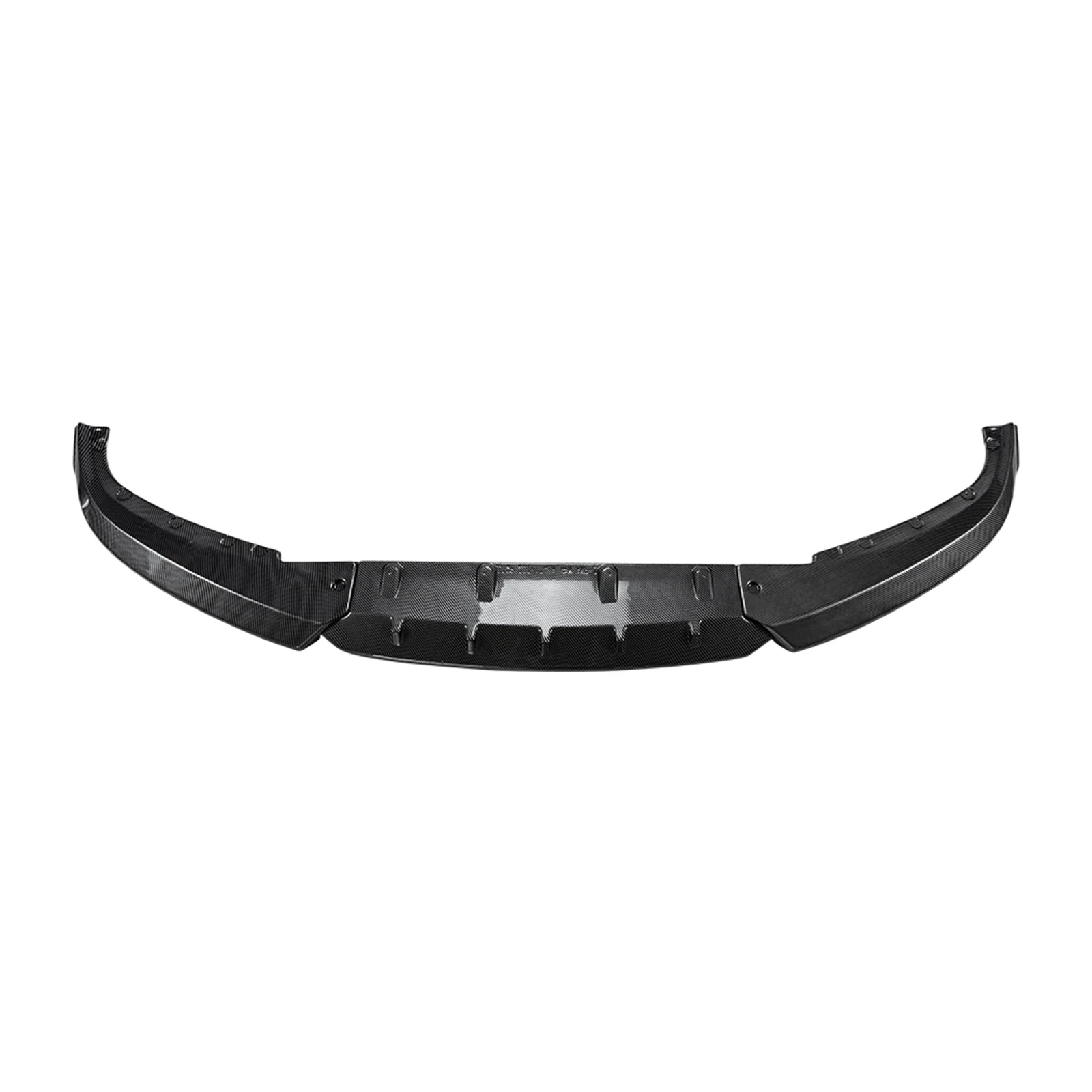 Front Spoiler Bumper Lip For BMW 7 Series G11 G12 2015-2018 Standard Version Gloss Black/Carbon Fiber Look Lower Splitter Blade