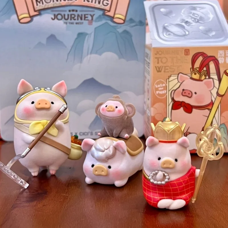 

Original 52TOYS LULU The Piggy Journey in the West Series Blind Box Cute Anime Figure Model Kid Toy Girl Birthday Surprises Gift