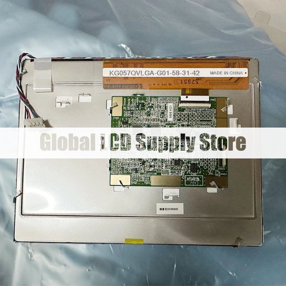 KG057QVLGA-G01 New Original A-Grade 5.7 inch 320x240 LCD Display Screen for Industrial Equipment