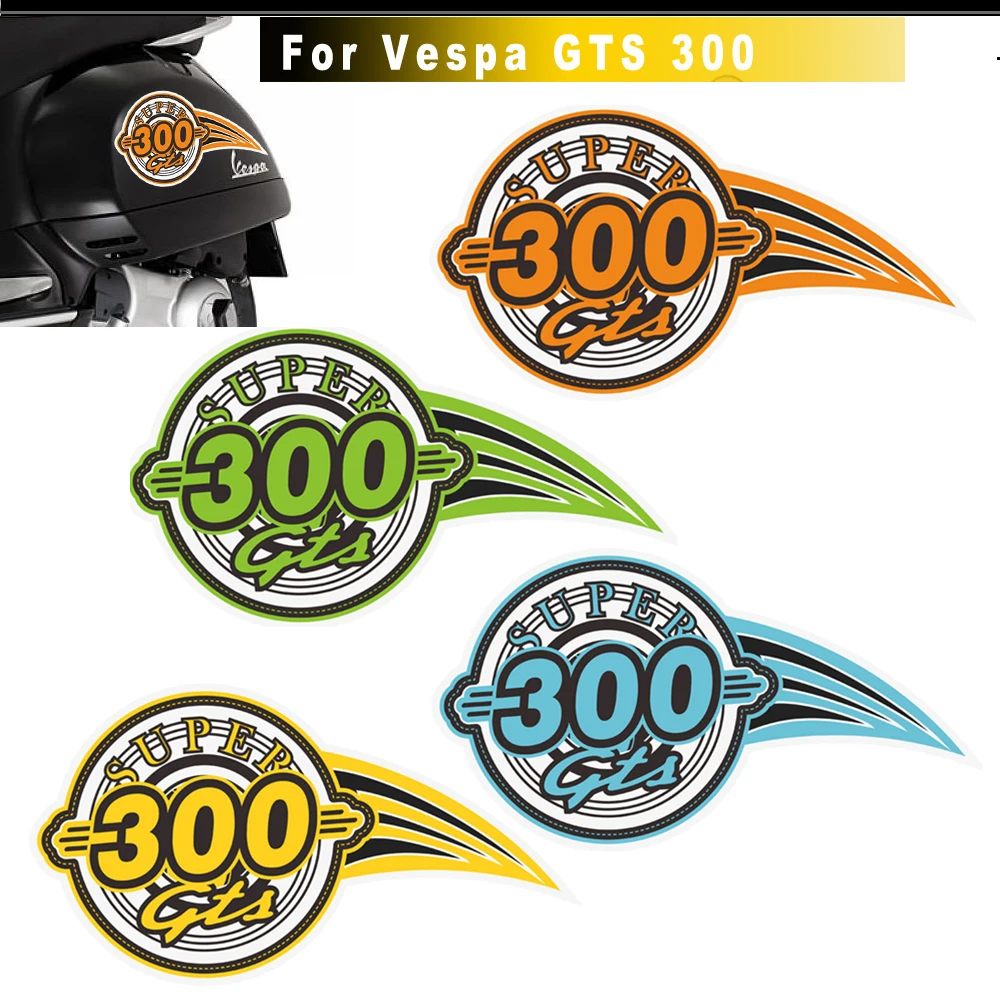 For PIAGGIO VESPA GTS 300 GTS300 SUPER Sport Decal Stickers Emblem Logo Reflective Sticker Motorcycle Body Shell GTS 300 Sticker