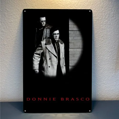 Donnie Brasco Al Pacino Movie Metal Poster Tin Sign