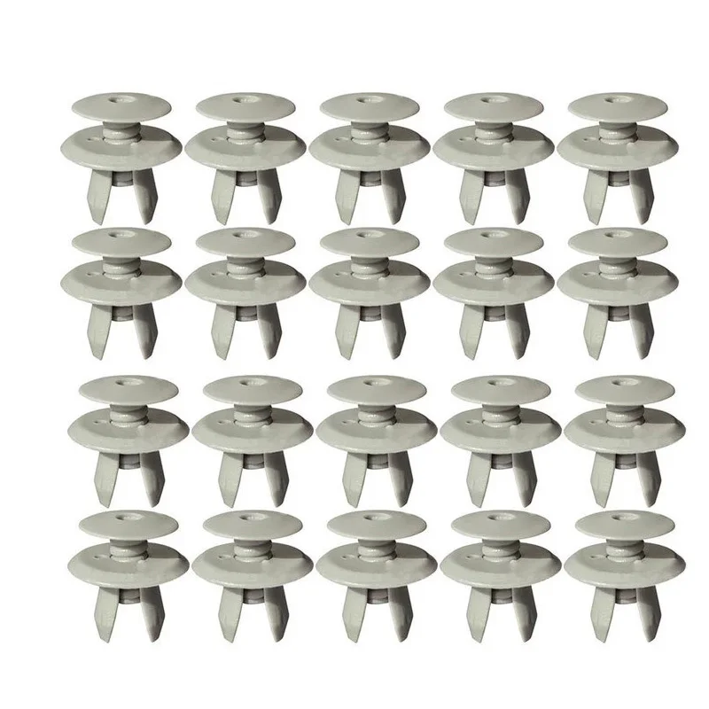 50Pcs Auto Fastener Trim Panel Lining Clips 9mm Hole For VW Volkswagen T4 T5 Transporter Eurovan Car Plastic Rivets