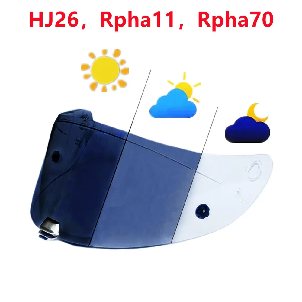 Photochromic Lenses Helmet Shield Lens for AGV K6 for HJC RPHA 11 RPHA 70 HJ26 for SHOEI GT Air Z7 Z8 X14 X15 for Motorax R50s