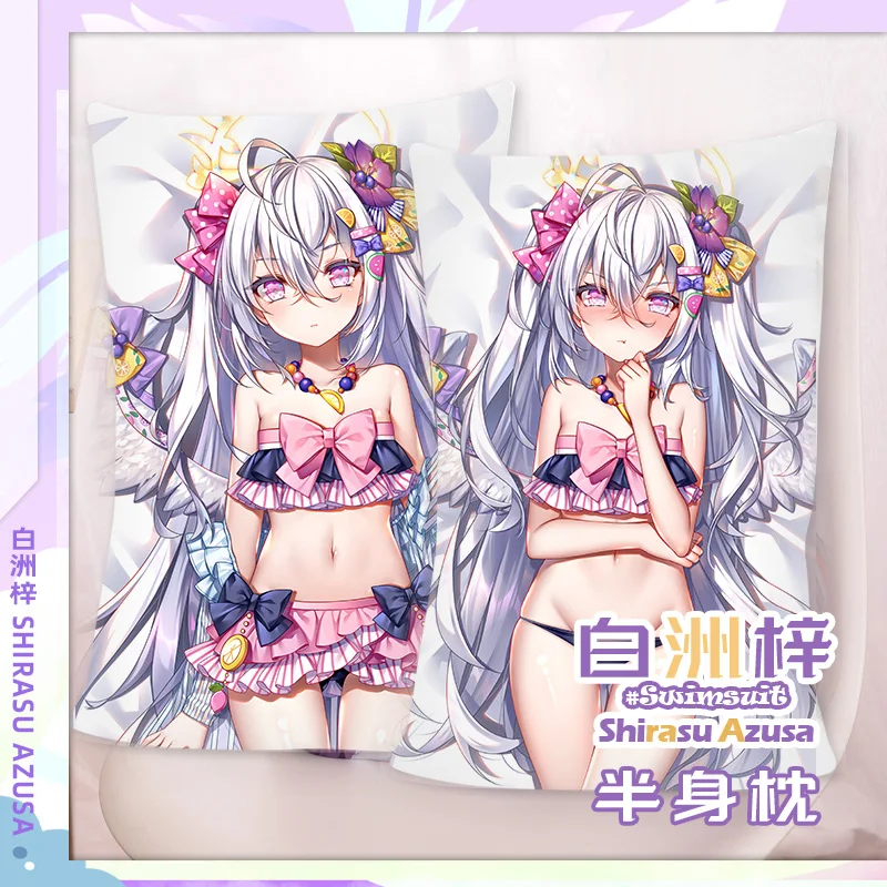 Shirasu Azusa Dakimakura Blue Archive Hugging Pillowcase Full Body Sexy Otaku Pillow Case Cushion Cover Home Bedding Decor Gift