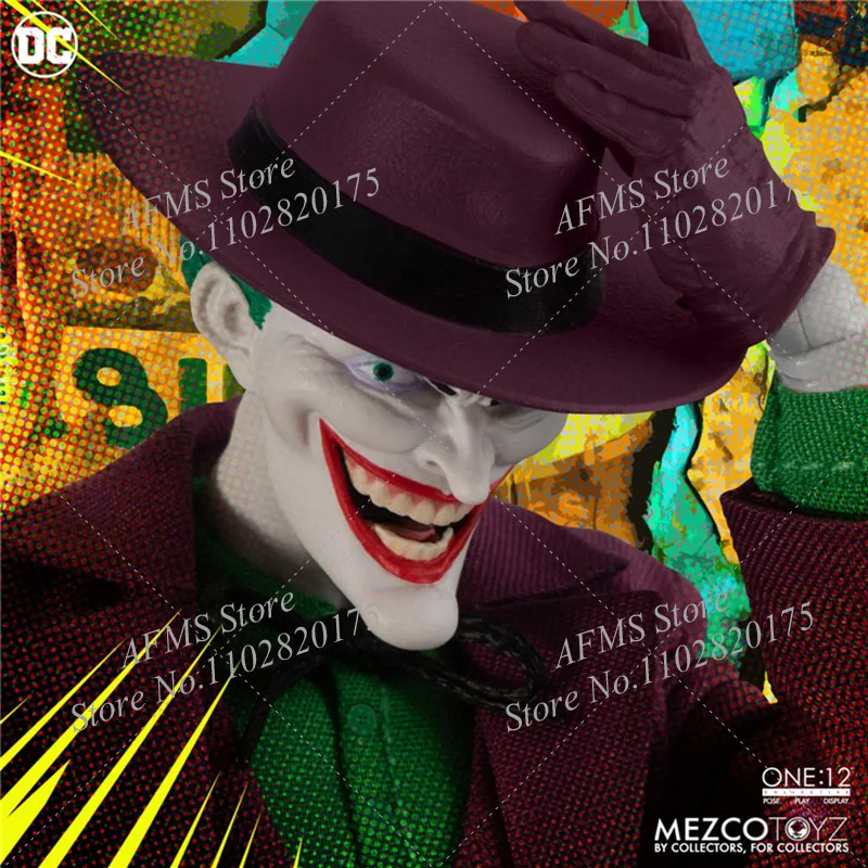 

Mezco 1/12 Scale Collectible Figure Batman Golden Age Crazy Clown Full Set Dolls 6Inch Men Soldier Action Figure Model Toys