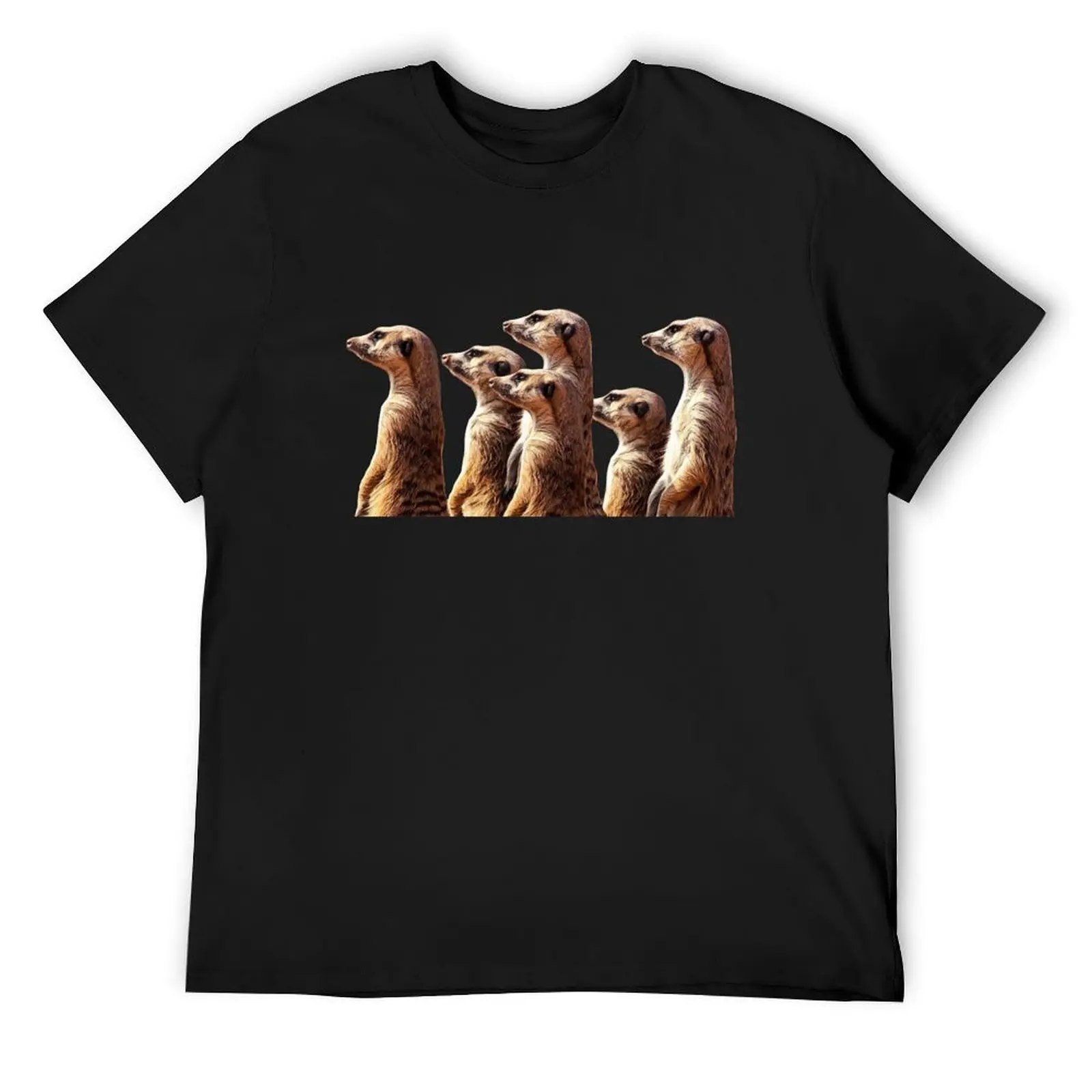Meerkat Suricate Suricata Suricatta Mammal Band Brothers Stand футболка аниме фигурки аниме вещи футболки для мужчин хлопок