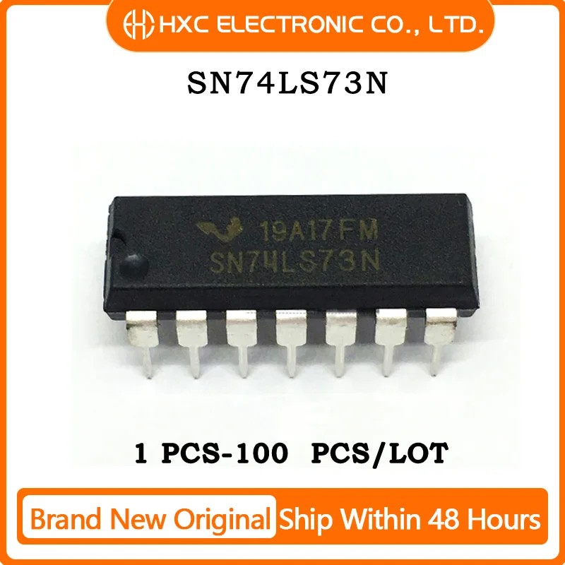 5PCS/10PCS/50PCS/100PCS SN74LS73N  74LS73N 74LS73AN 74LS73 DIP14 new and original IC