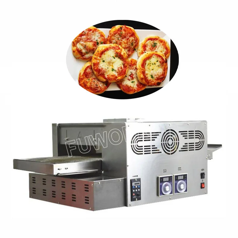 Countertop Electric Conveyor Pizza Oven Track Type Belt Conveyor Commercial Pizza Baking Oven