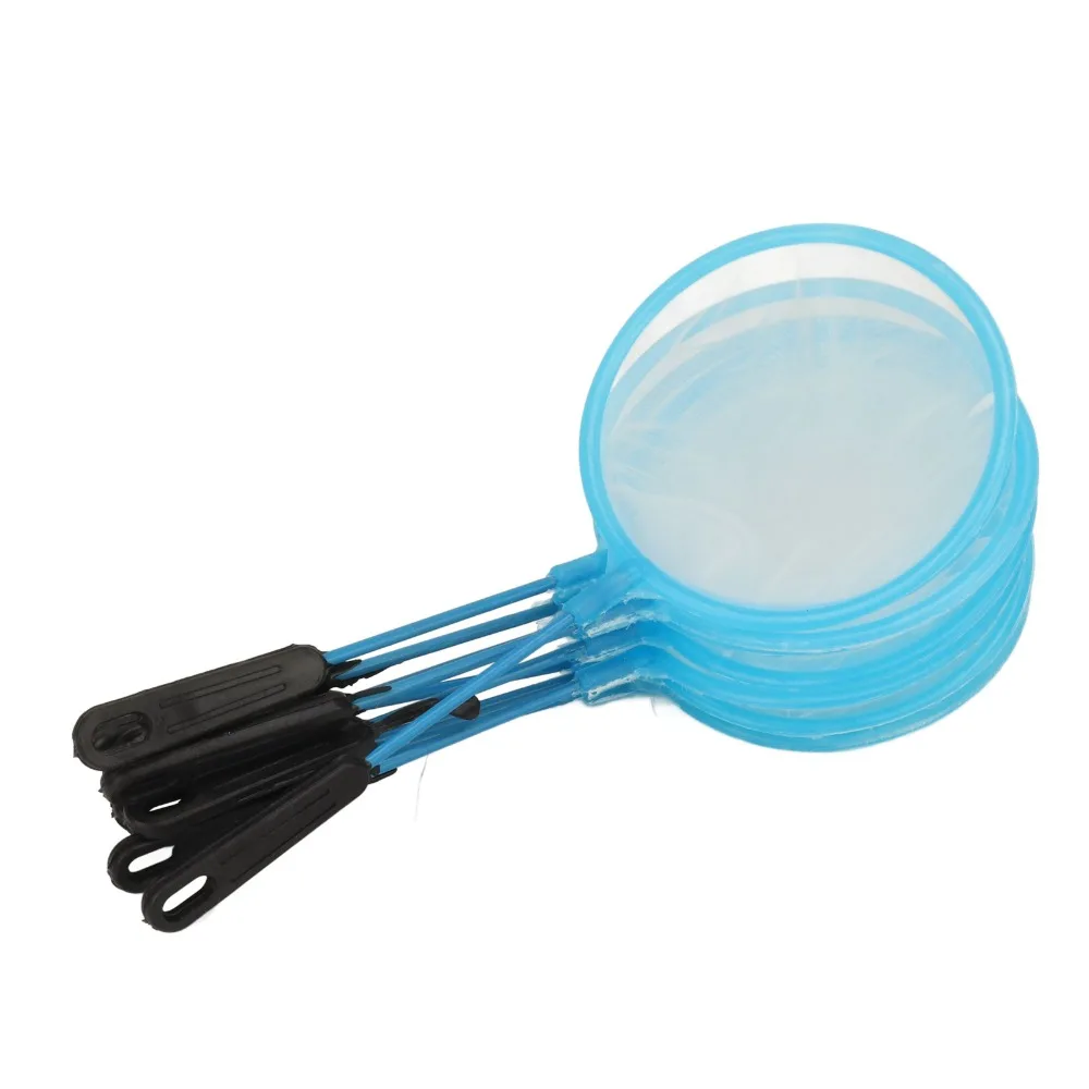 10 Pcs Set High Flexibility Mini Fish Net High Density Mesh Plastic Brine Shrimp Net Fine Mesh Small Size Fine Sieve