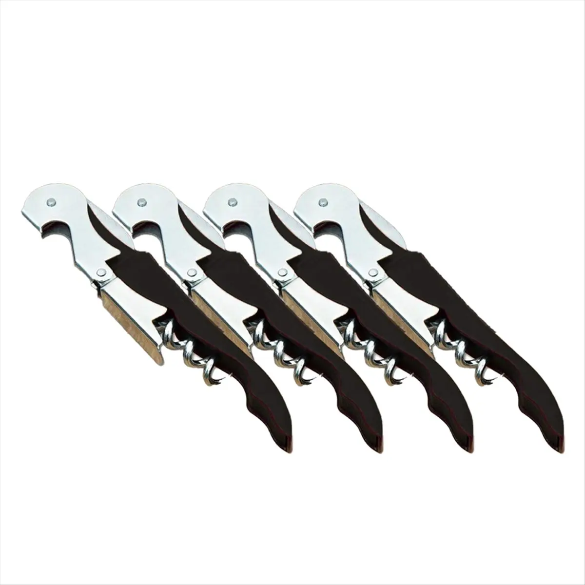 A013 Professional Waiter Corkscrew Wine Openers Set, Stainless Steel, Multi-Functional for Bartenders, Sommeliers