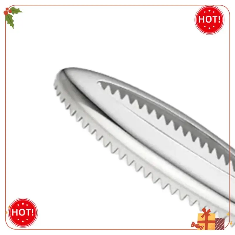

ABLE-Fish Scale Brush Fish Scale Remover Stainless Steel Serrated Easy To Remove Fish Scales Cleaning Brush Kitchen Tools