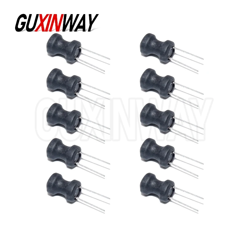 10pcs DIP Power Inductor Coil 9*12mm 2.2UH 4.7UH 10uH 22uH 100uH 150uh 220uH 330uH 470uH 1MH 2.2MH Inductance 2 Pins
