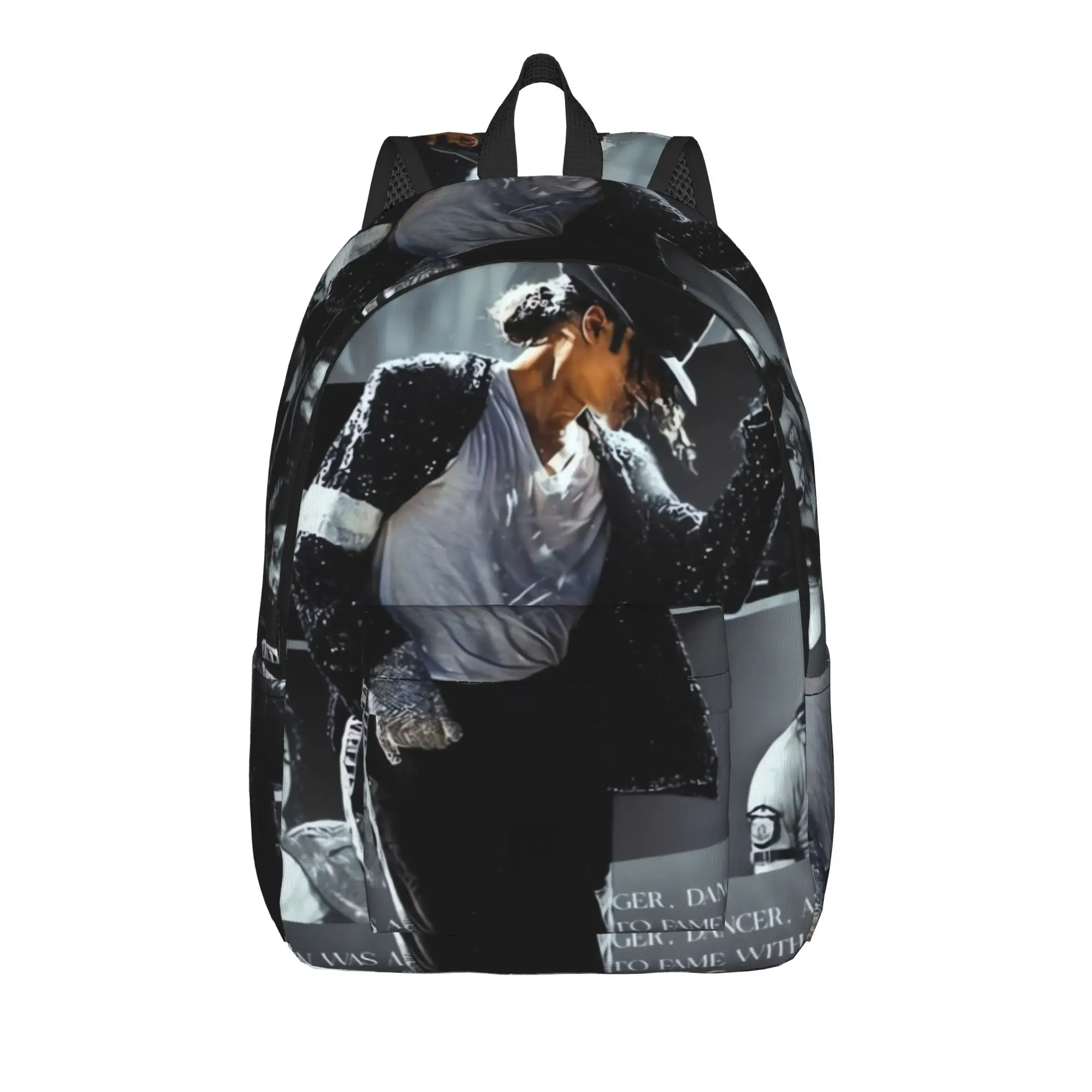 Michael Jacksons Musical Movie 2026 Backpack Female  Breathable Backpacks Polyester Elegant High School Bags Travel Rucksack
