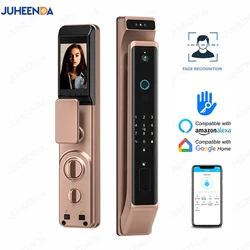 Nuova APP TTLock 3D riconoscimento facciale Smart Door Lock Camera Digital Fingerprint Password IC Card Code keyboard serratura elettronica della porta