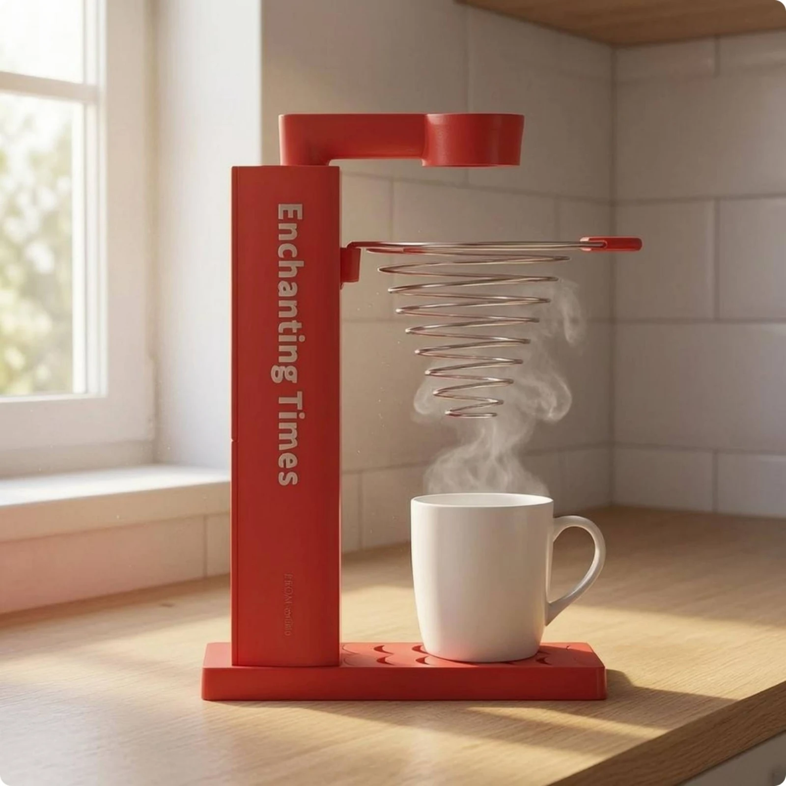 

Pour-over Coffee Brewer Foldable Tabletop Coffee Brewer Kitchen Appliance Detachable Food-Grade