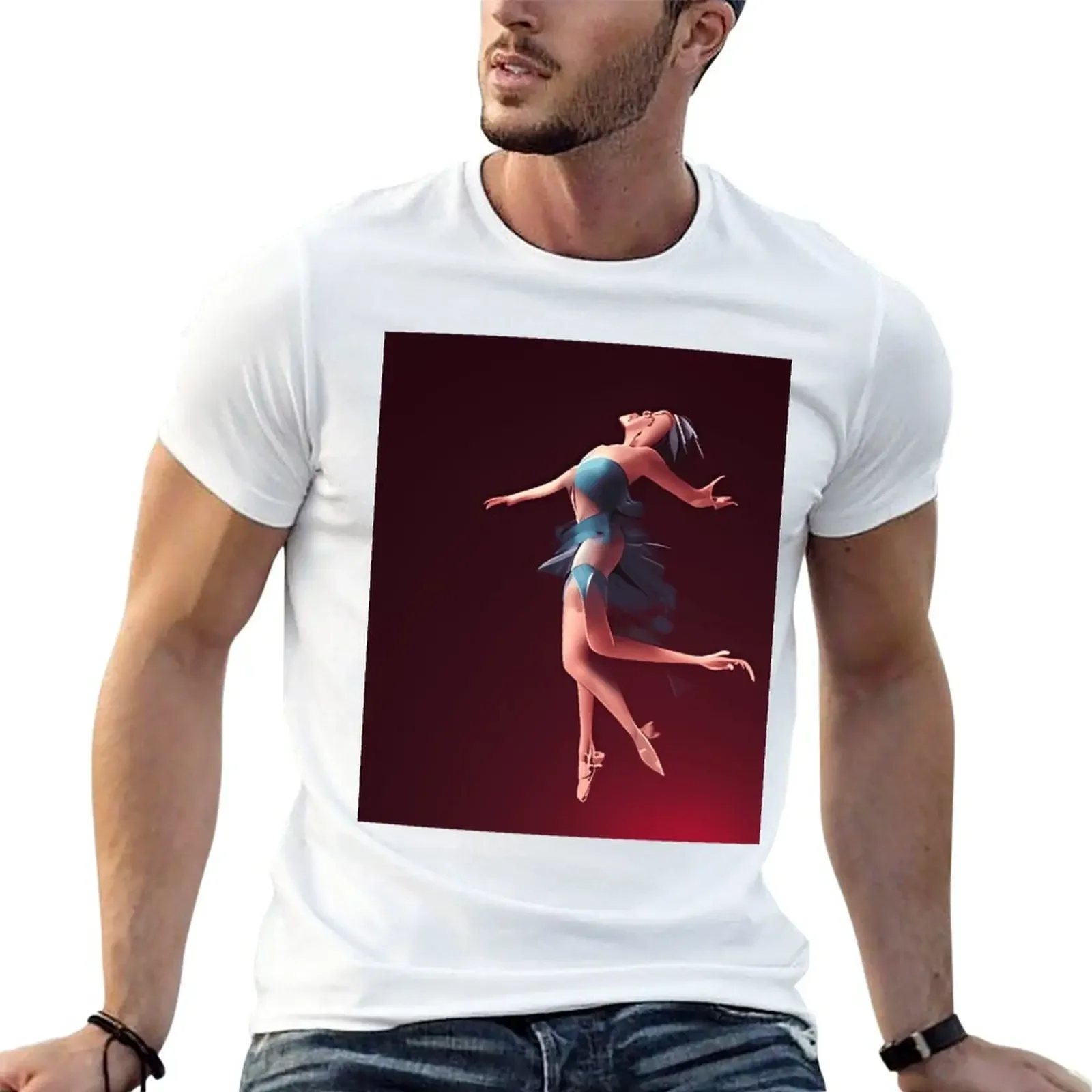 New Witness the Joyful Spirit of a Dancer T-Shirt cotton graphic tees aesthetic clothes outfits for men