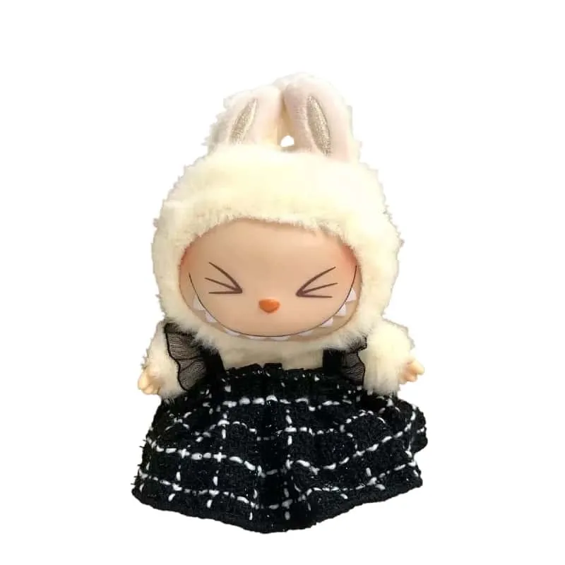 

Trendy DIY Doll Clothes Nice Colorful Plaid Skirt Doll Accessories for 13cm Wallace Gromit Dog, 10-15cm Cotton Doll