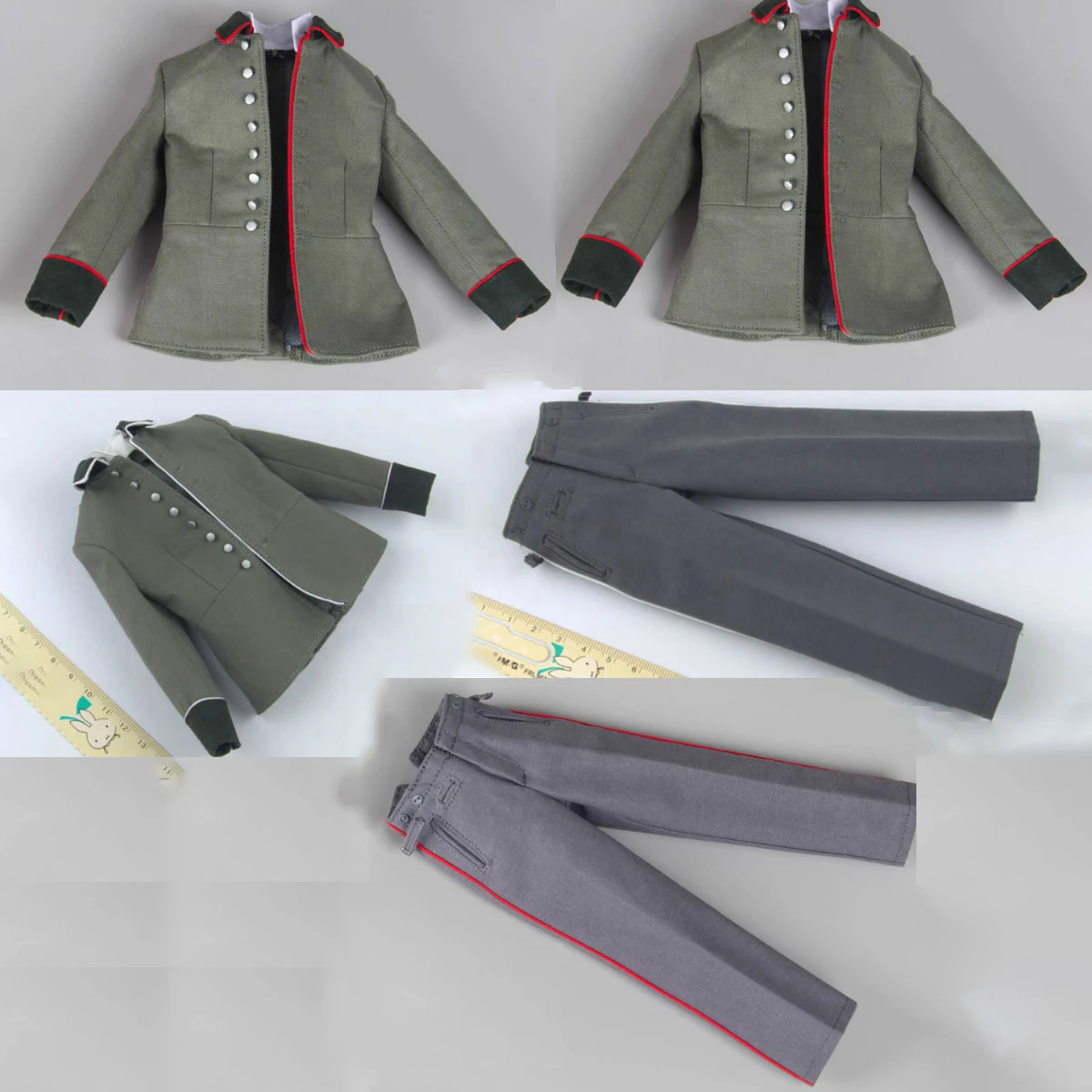 

Комплект одежды для фигурок 1/6 масштаба: мужской костюм (пальто и брюки) — униформа почетного караула, модель для 12-дюймовых фигурок, для самостоятельной сборки