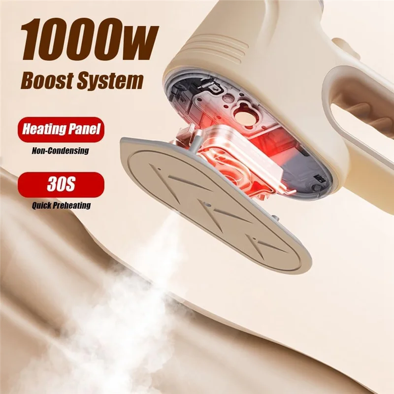 

AC93-Handheld Ironing Machine Portable Hanging Ironing Machine Handheld Clothing Wrinkle Remover UK Plug