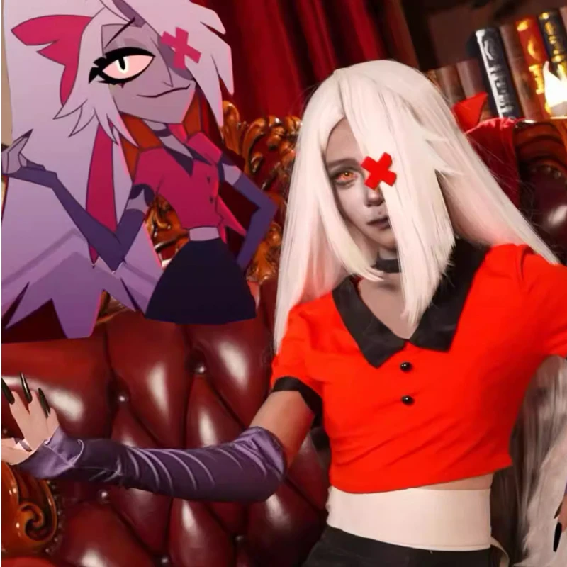 

Hazbin Hotel Vaggie Cosplay Costume Anime Uniform Suit Halloween Party Hotel Carnival Uniform Costumes Cos Disfraz Mujer Adulta