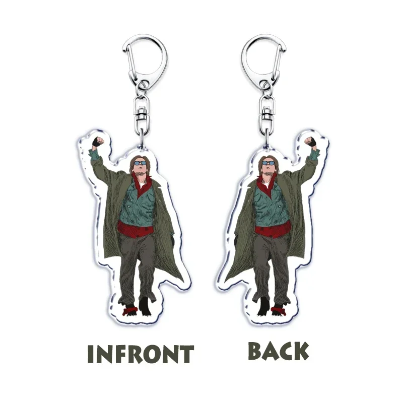 العودة إلى سلسلة المفاتيح المستقبلية للقلادة ، مارتي مكفلاي ، الأب ، إميت براون ، مجوهرات حلقة مفاتيح ، هدايا العيد ، فيلم كلاسيكي