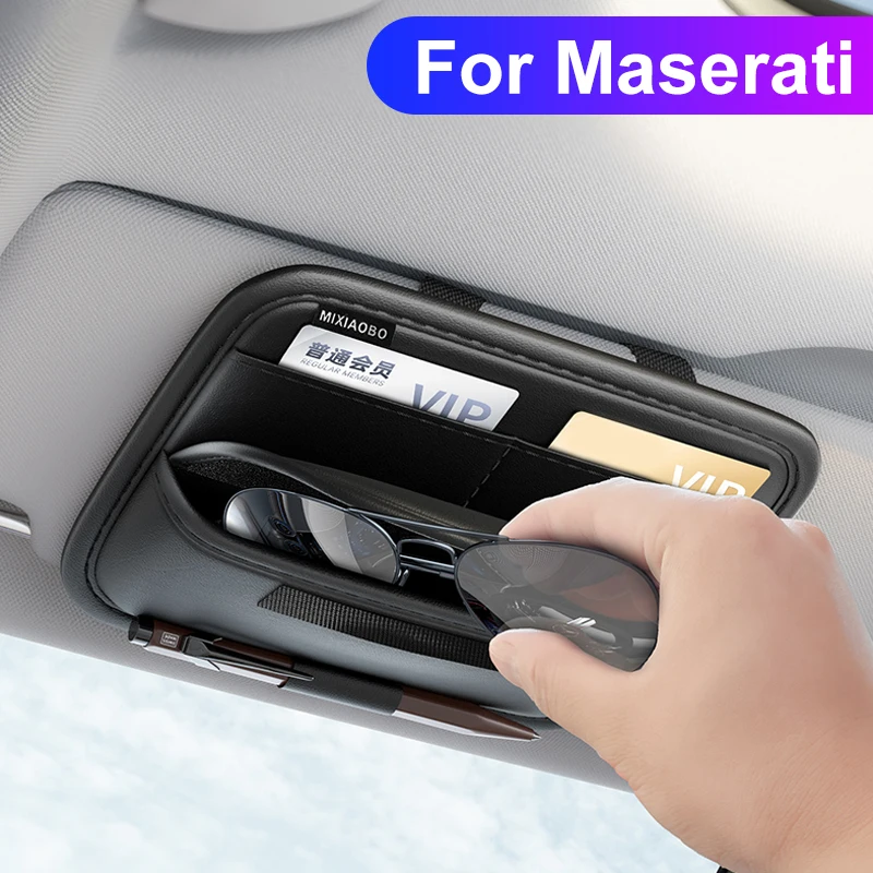 

Для 2003-2025 Maserati Универсальный козырек футляр для очков Levante ghicad греческий Quattroporte MC20 гранитуризм аксессуары для интерьера 2024 2023 2022 2021 2020 2019 2018 2017 2016 2015 2014 2013 2012 2011 2010 2