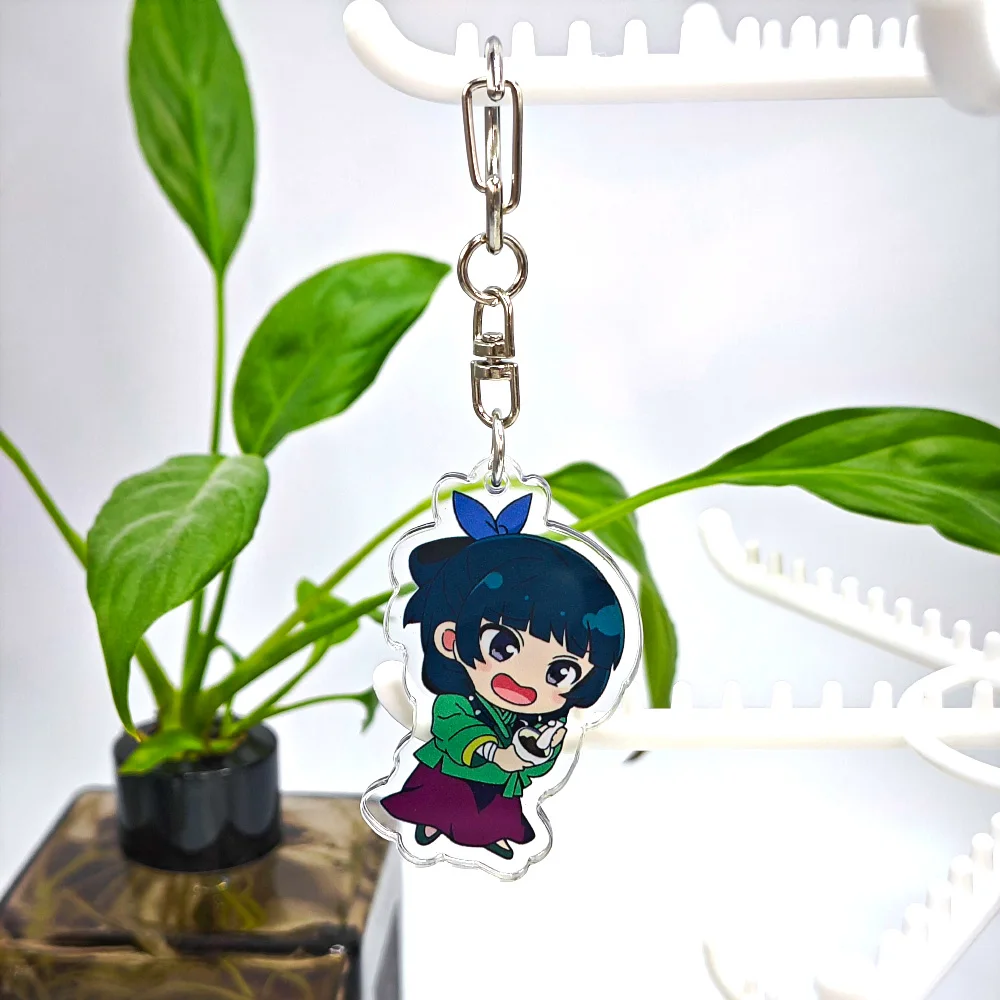 Cartoon Anime Lilo and Stitch Pendant Keychains Holder Car Key Chain Key Ring Mobile Phone Bag Hanging The Apothecary Diaries