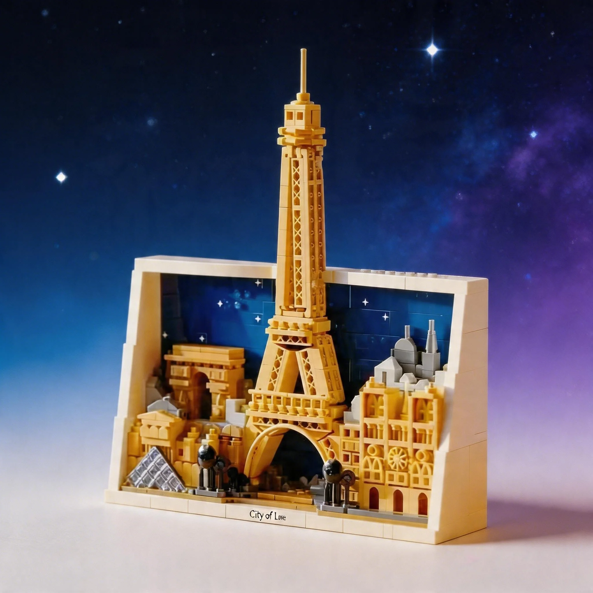 

2026 Paris Love City Building Blocks 21064 Eiffel Tower Architectural Model Set Men's and Women's Toys Gifts Adult Party