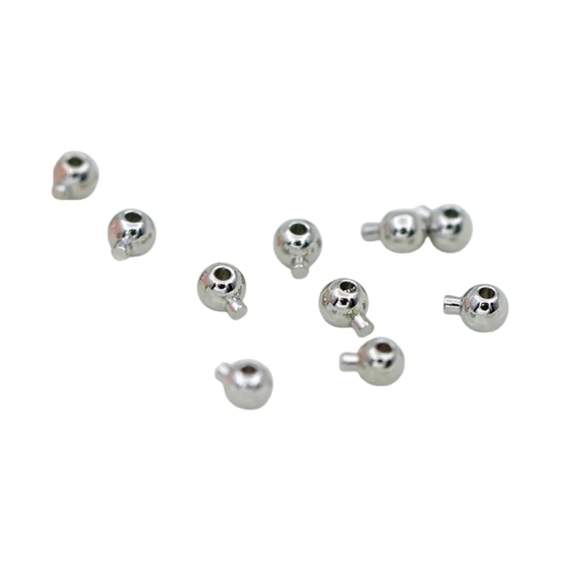 20pcs Positioning Bead Jewelry Findings Round Connector for Custom Crafts Dropship