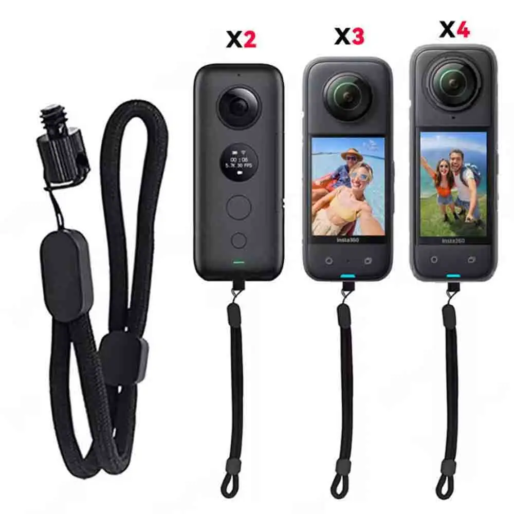 Wrist Hand Strap for Insta360 X3 Anti-slip Anti-lost Rope Mount Holder Clip Hand Wrist Strap Insta360 X4 Camera Accessories