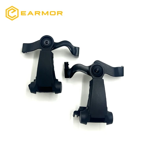 Imagen 2 del producto EARMOR M16A Kit de soporte de accesorios de auriculares tácticos adaptador de riel de casco de rotación multiángulo para auriculares M32/M31/M32H/M31H nuevo